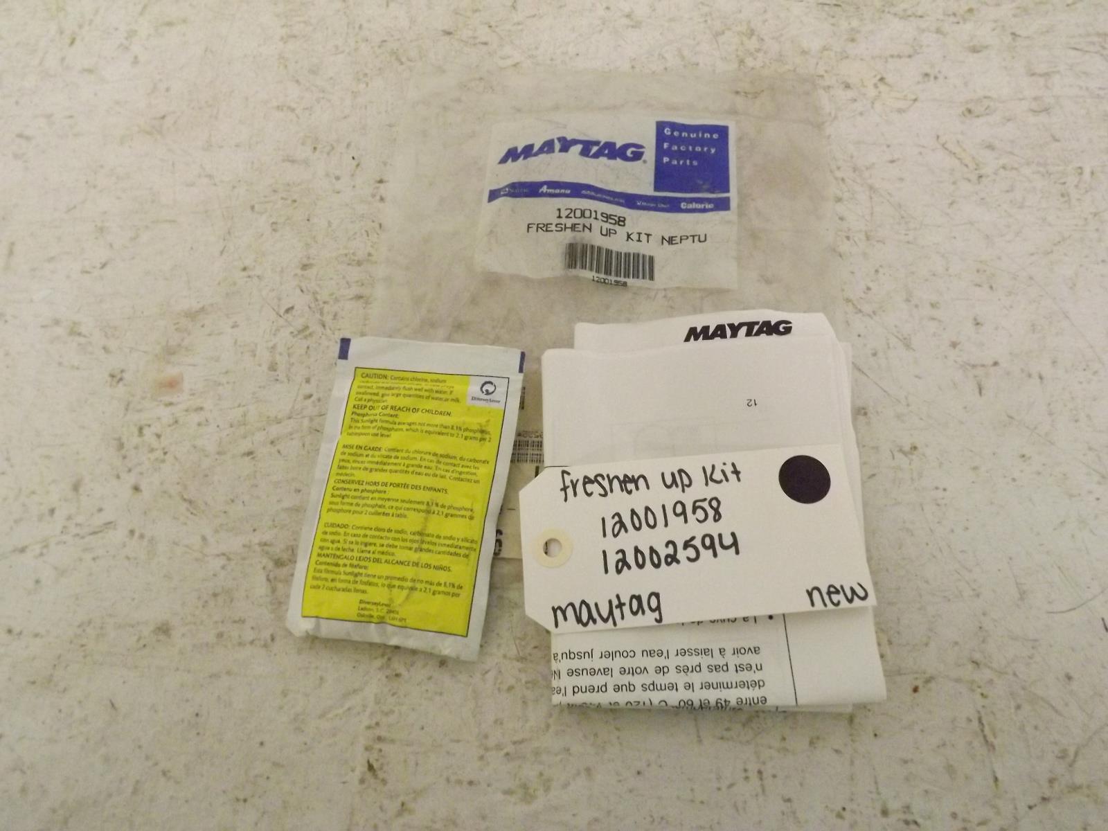 Maytag Washer 12001958 12002594 Freshen Up Kit New Maytag Washer 12001958 12002594 Freshen Up Kit New